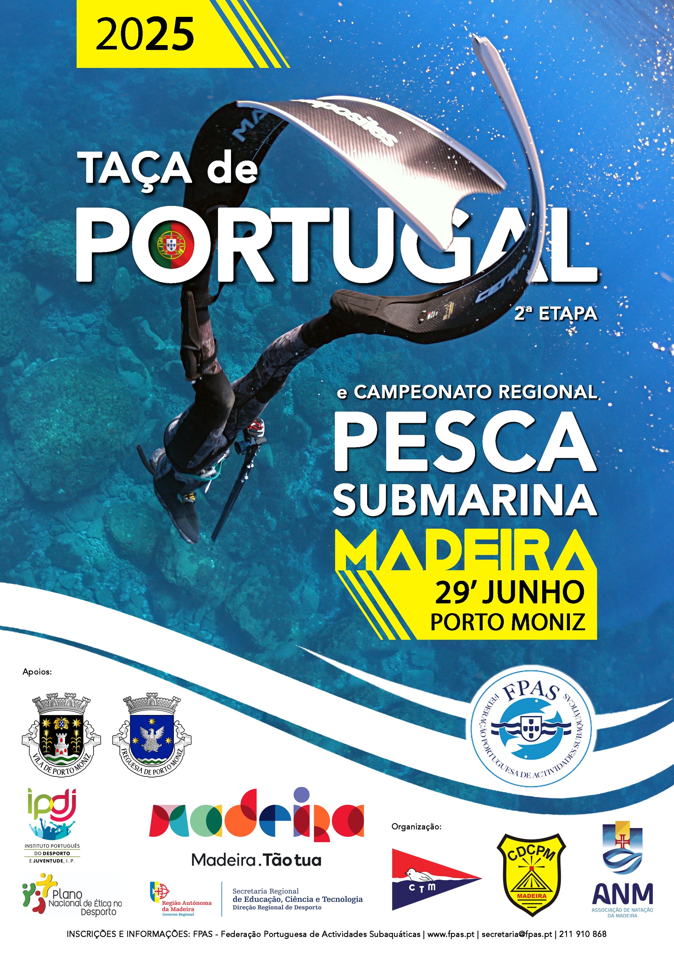 Campeonato Regional e 2ª Etapa da Taça de Portugal de Pesca Submarina - Madeira 2025
