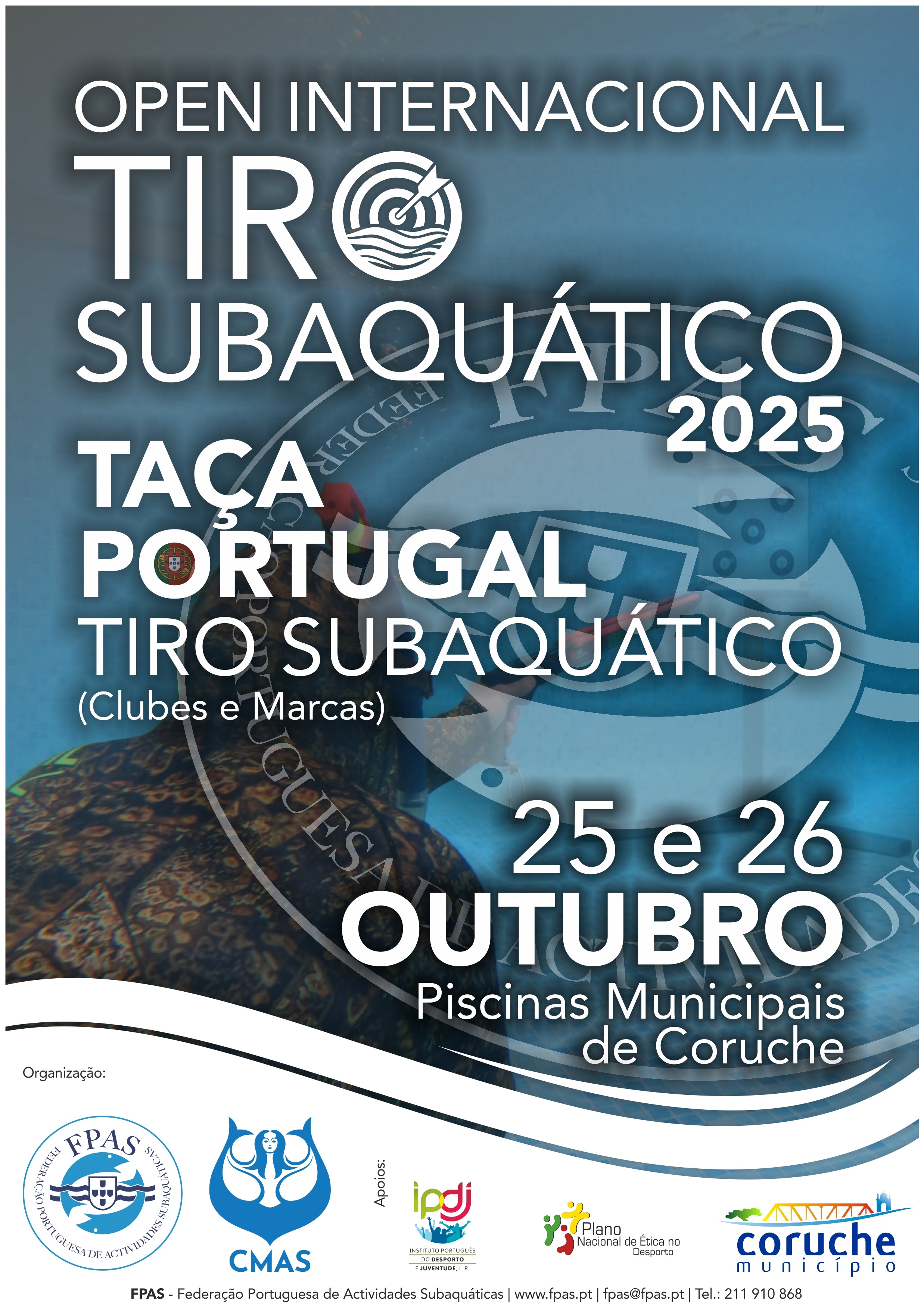 Open Internacional e Taça de Portugal de Tiro Subaquático 2025